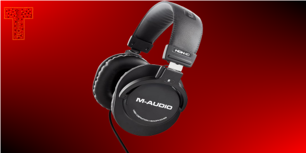M-Audio Over Ear Studio Headphones with Closed Back Design
